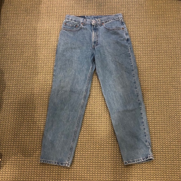 vintage levi straight-leg jeans - Picture 2 of 4